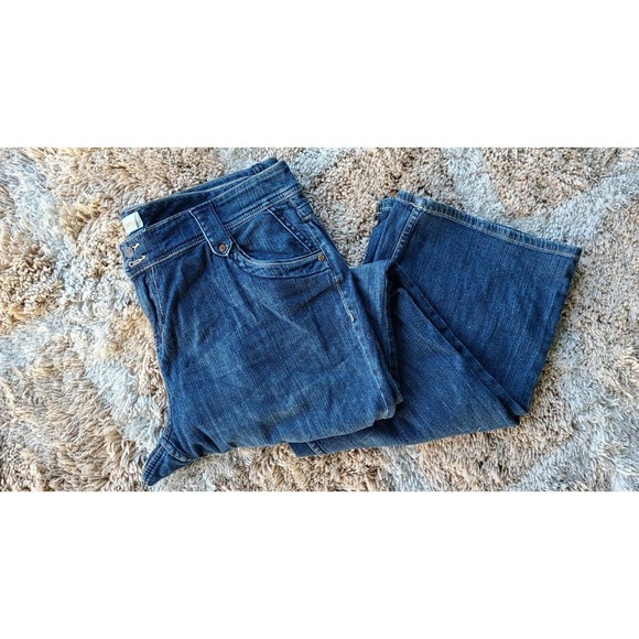 NWT Avenue Floral‎ Embroidered Jeans Size 18 - Picture 1 of 6